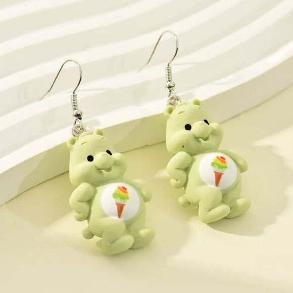 NWOT Carebear Earrings - Picture 1 of 2